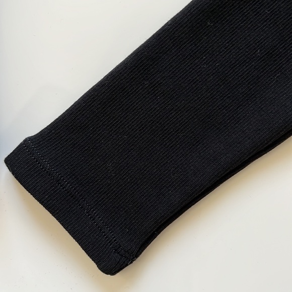 Zara BLACK CHOKER TOP WITH LONG SLEEVES - Picture 6 of 6